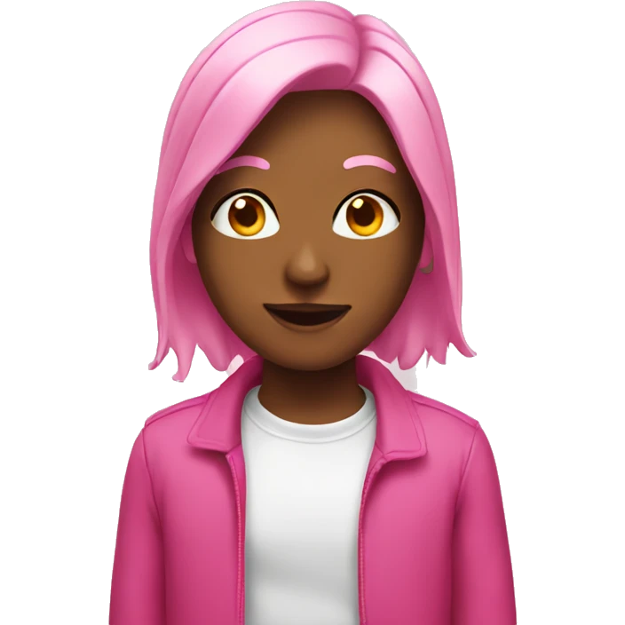 Pink emoji