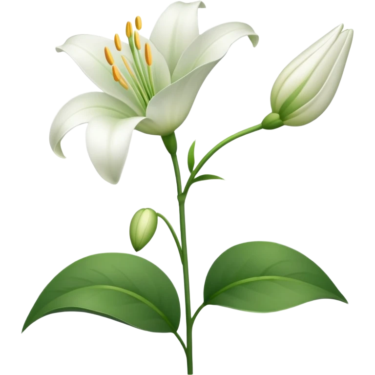 Lily flower emoji