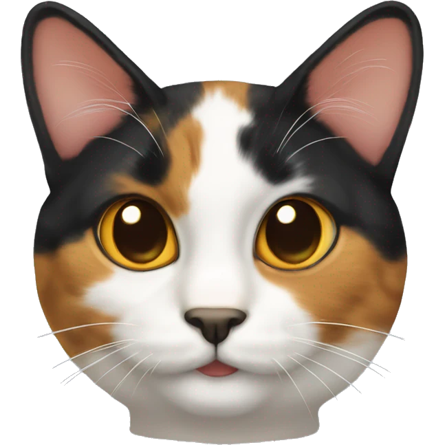 Calico cat emoji