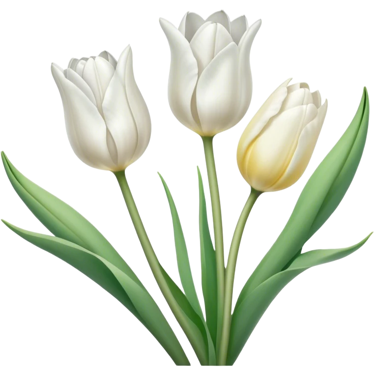 Pfingstrosen und weiße Tulpen emoji
