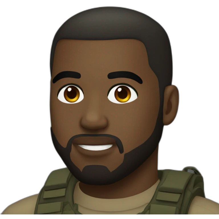 Kanye west as a call of duty character emoji