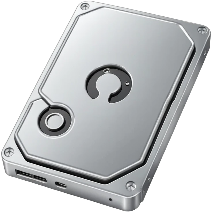 brain like an external hard drive emoji