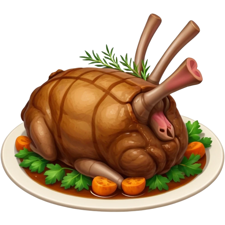 Leg of lamb roast emoji