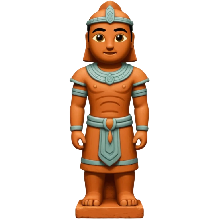 Terracotta guardian,Museum Statues. emoji