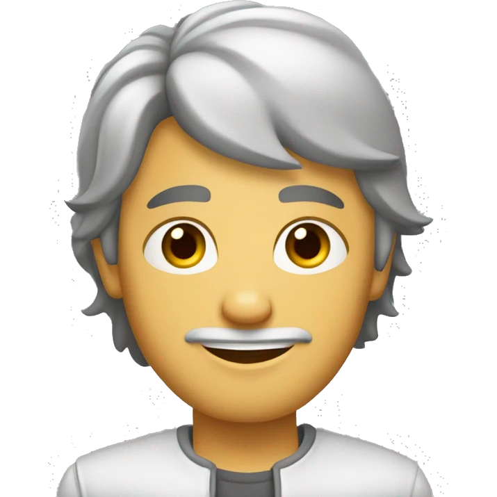 Сфинкс с шерстью на ушах серый  emoji