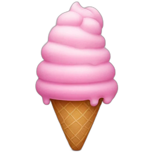 pink icecream emoji