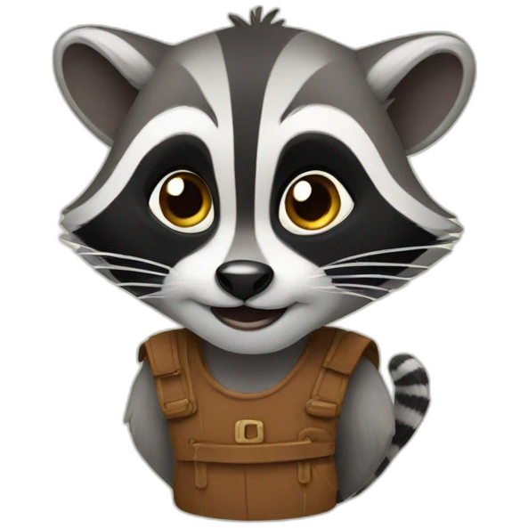 racoon pinochio emoji