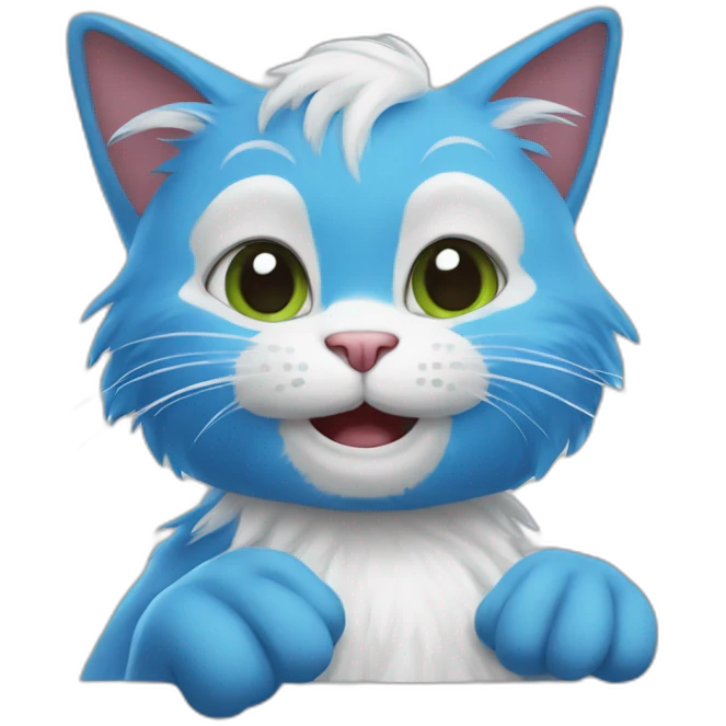Smurf cat emoji