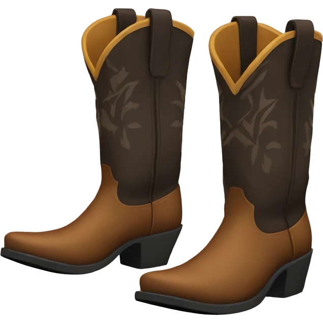 Western boots  emoji