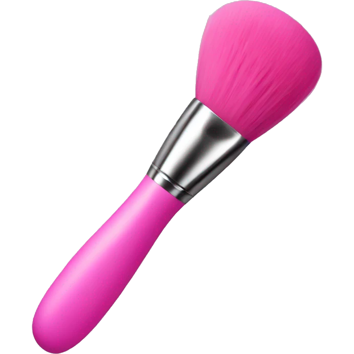 Pink makeup brush  emoji