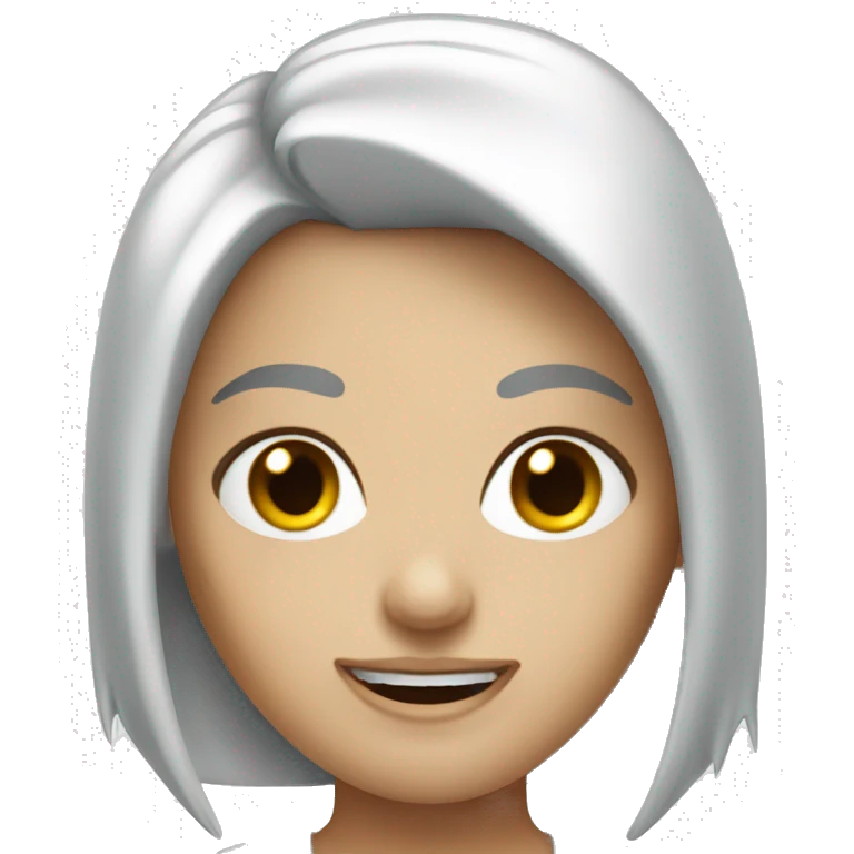 Pretty white female devil emoji