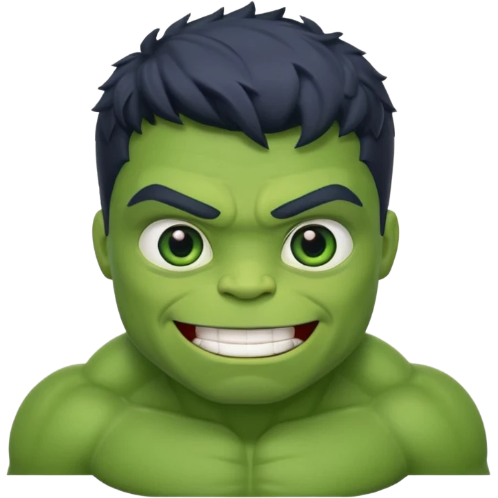 Hulk and its also cute emoji
