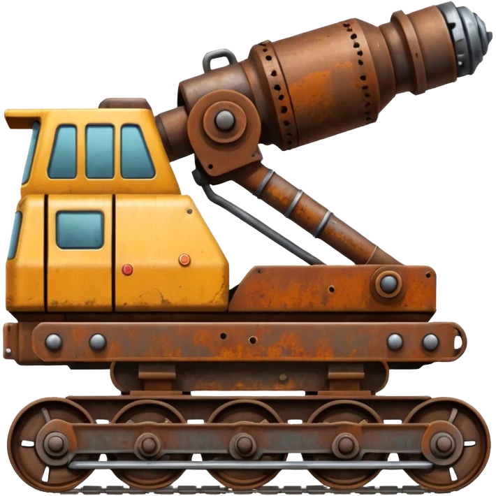 generate a drill machine on tracks emoji