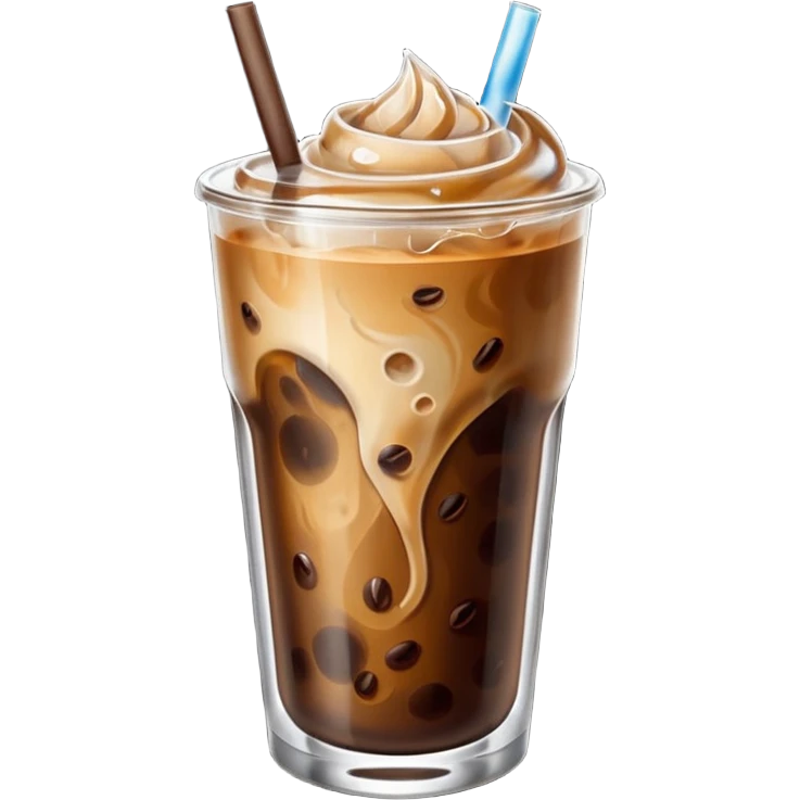 Iced coffee emoji
