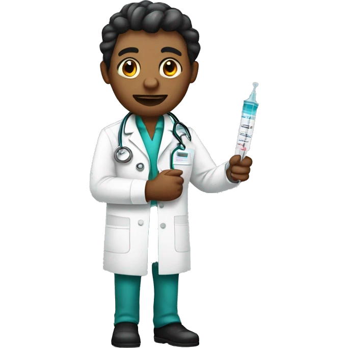 doctor with syringe emoji