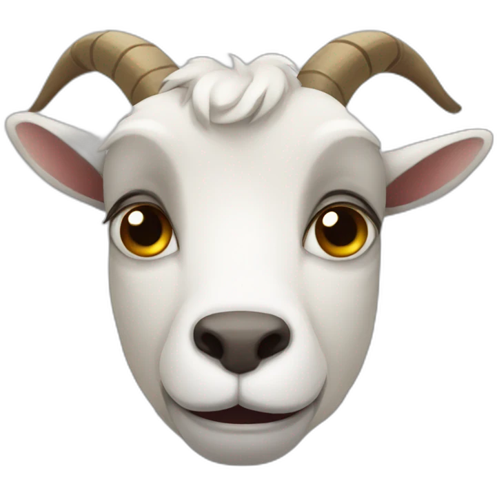 Sad goat emoji