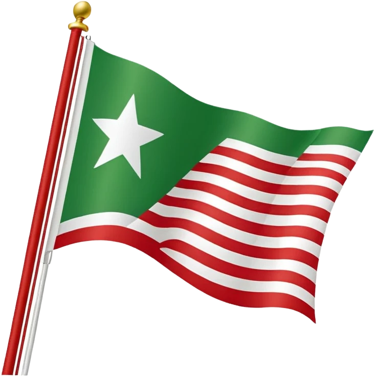 Tschetschenische Flagge  emoji