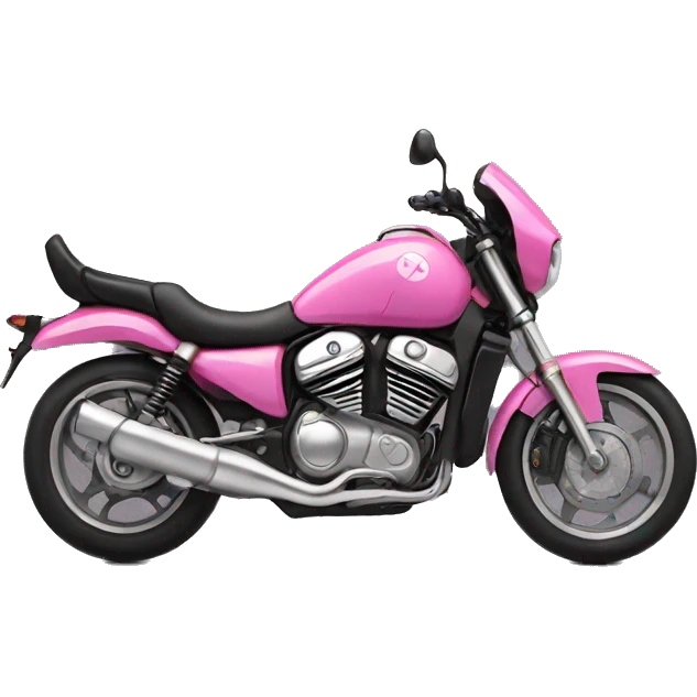 Motocycle pink emoji