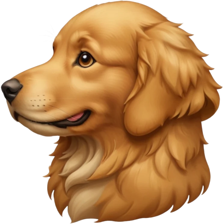 golden dog: profile  emoji