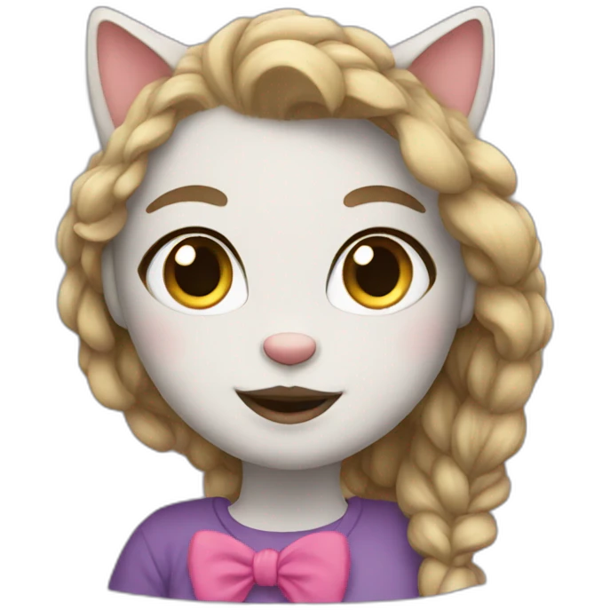 Girle love cat emoji