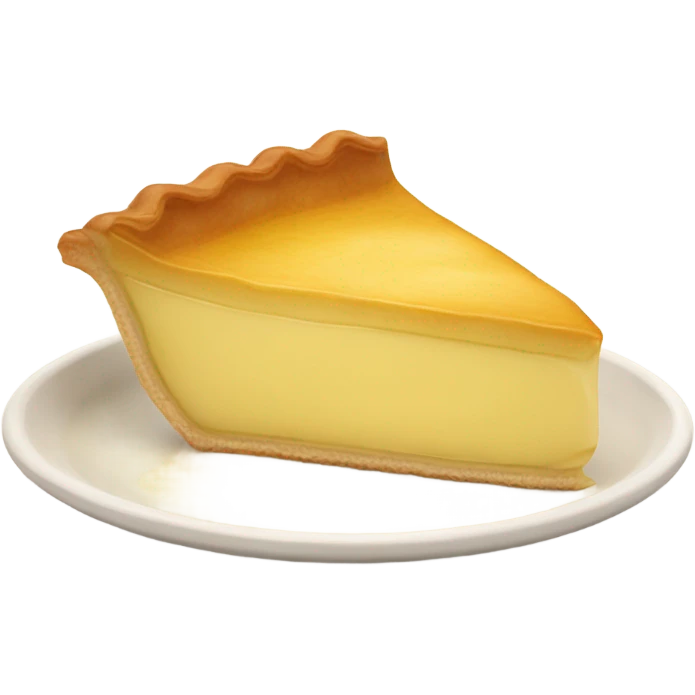 a slice of custard pie emoji