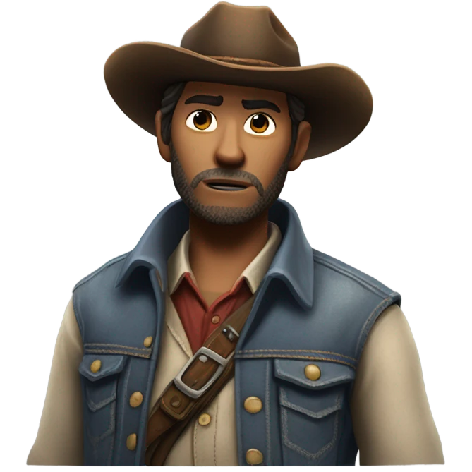arthur morgan from Red Dead Redemption 2 emoji