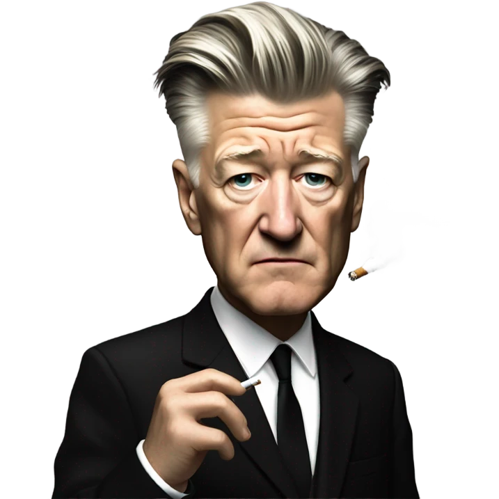 David lynch smoking emoji