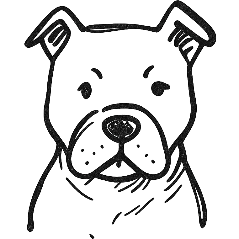 pitbull dog emoji