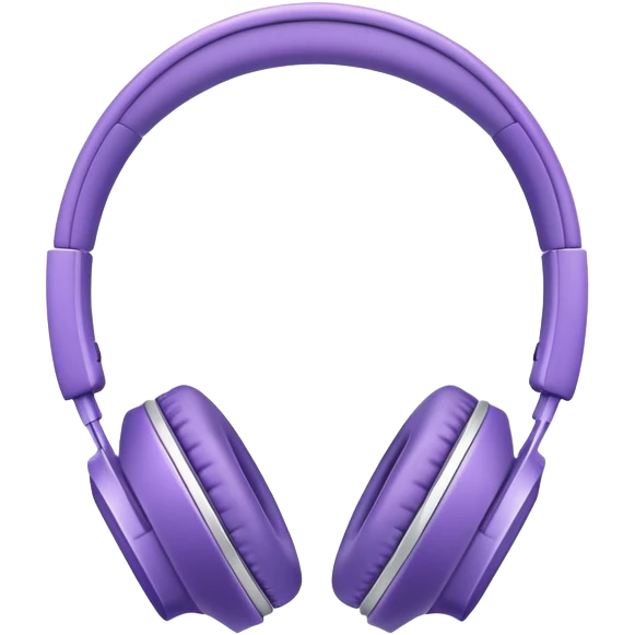 auriculares Apple lila emoji