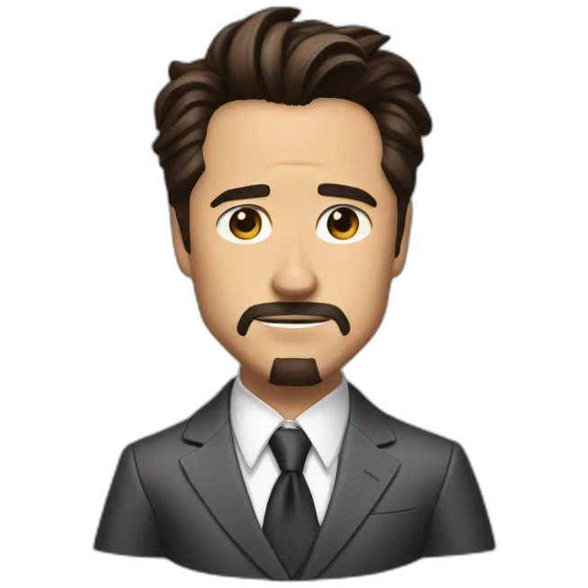 Tony stark in suit emoji
