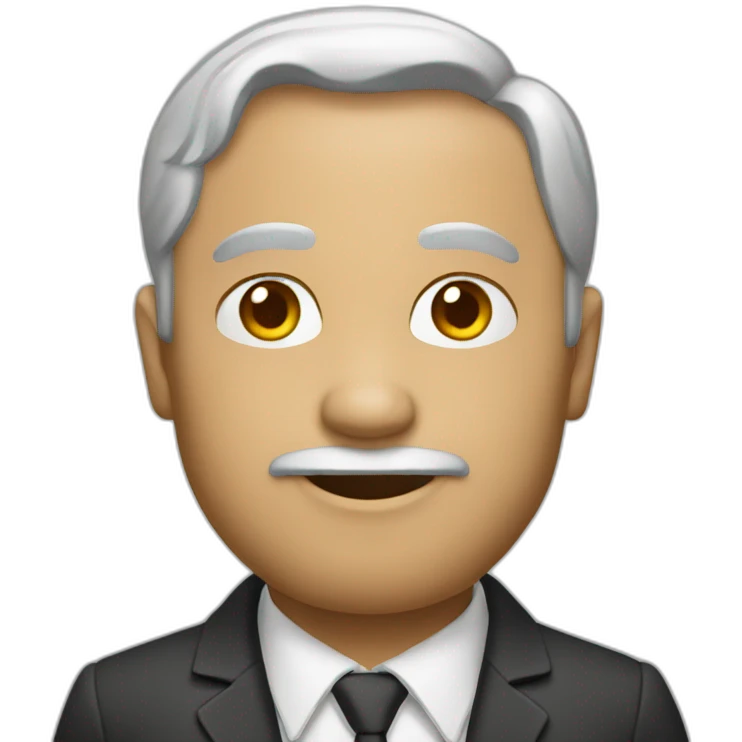 un homme élegant emoji