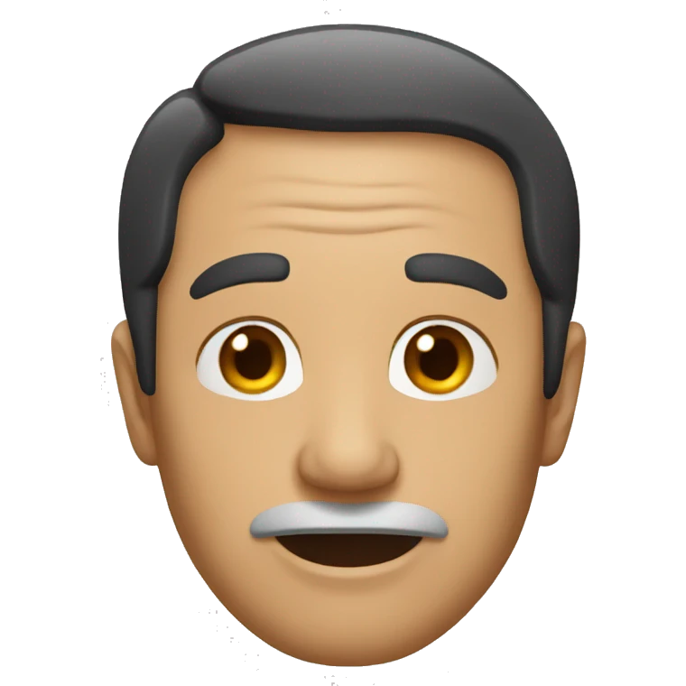 grand father with black hair emoji