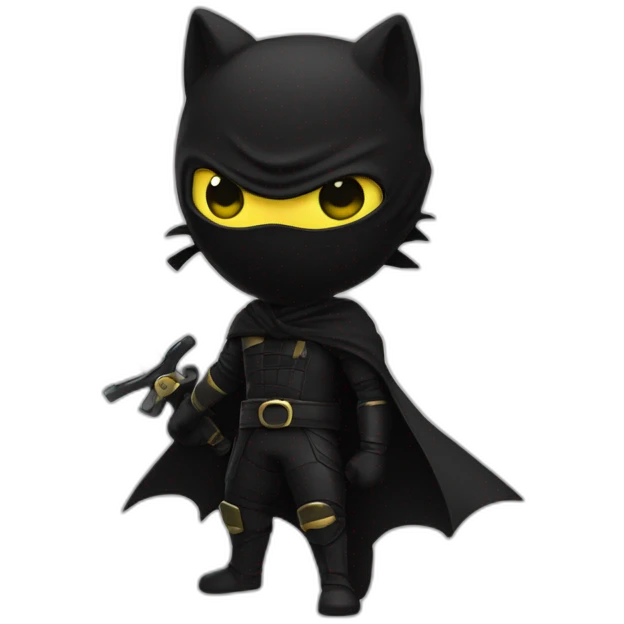 Chat noir ninja emoji