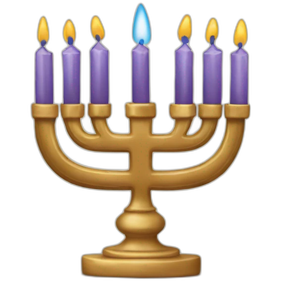 Hanukkiah emoji