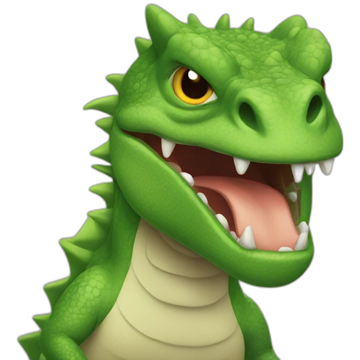 angry lizard emoji