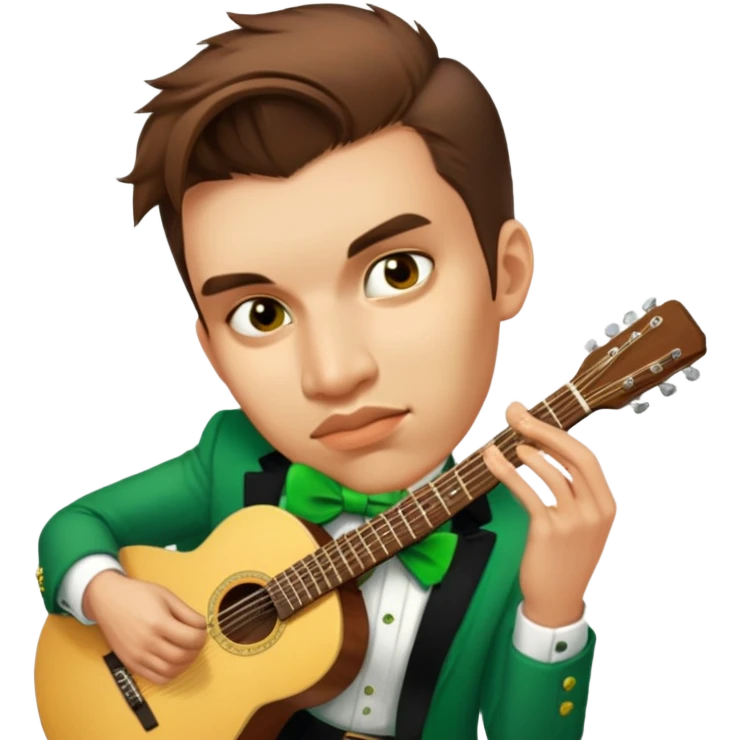Leprechaun Guitarist emoji