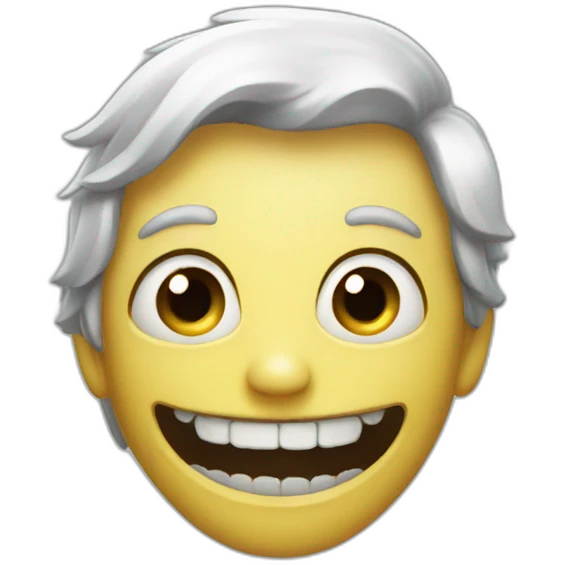 creepy haunting smile emoji