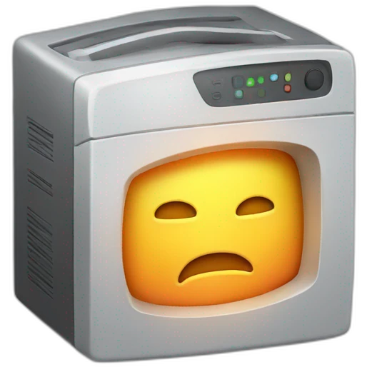 computer overheating emoji