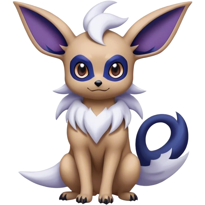 Cool Cute Kawaii Noibat-Eevee-Absol-Eevee-Pokemon Full Body  emoji
