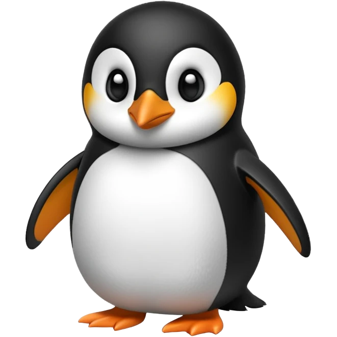 펭귄이 추워하는 모습 emoji