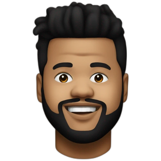 The weeknd qui fais un coeur emoji