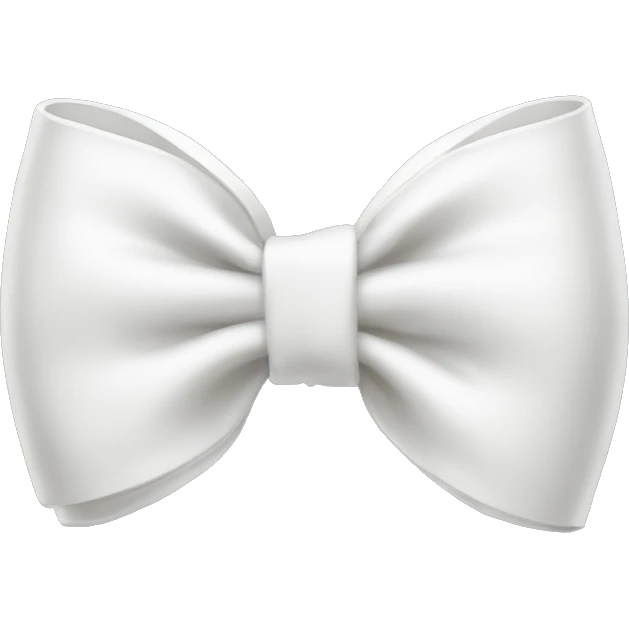 white bow emoji