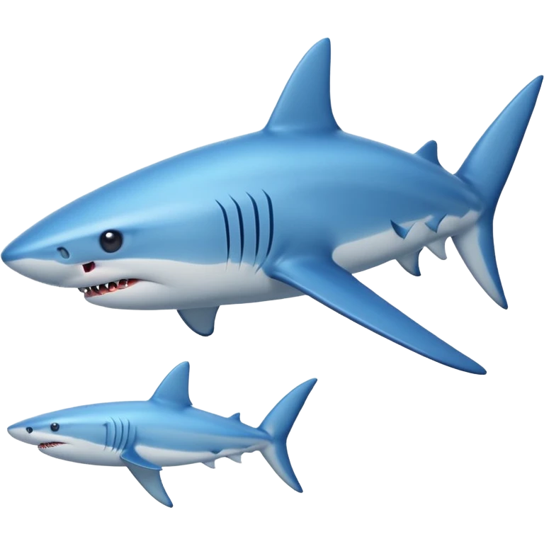 blue shark emoji