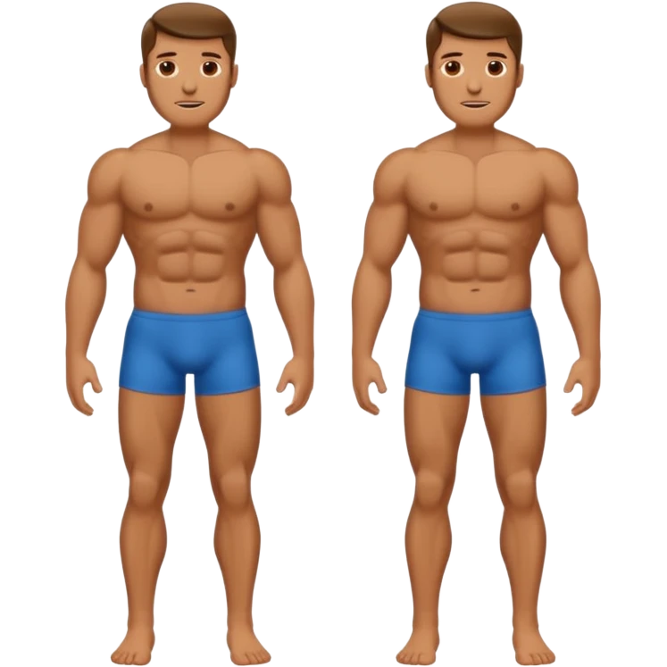 piernas de hombre musculoso, solo piernas emoji