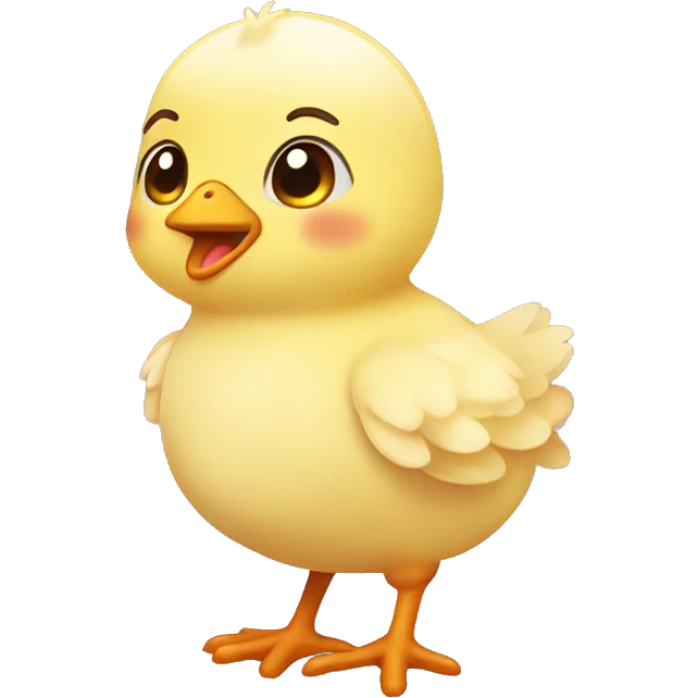 Little cute chick emoji