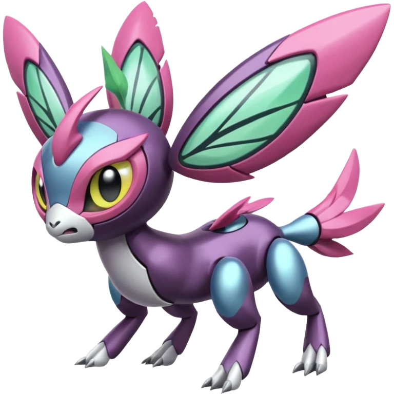 Meloetta-Palkia-Genesect-Vikavolt-Venonat-fusion emoji