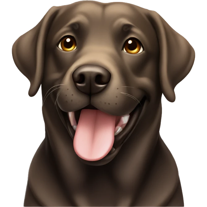 happy Labrador emoji