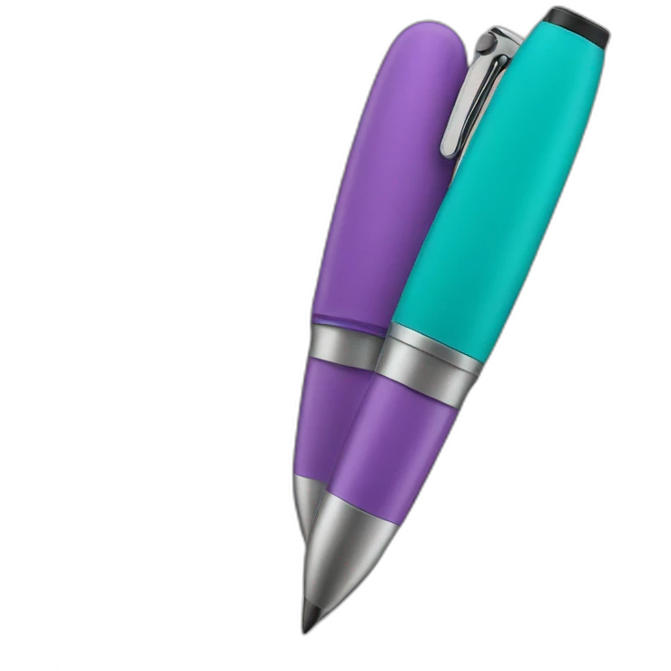 Stylo 4 couleur emoji