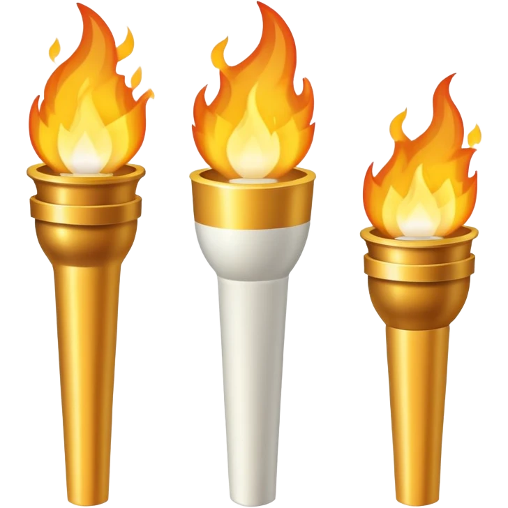 Olympic torch emoji