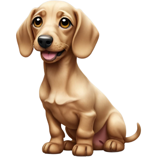 marble dachshund puppy emoji